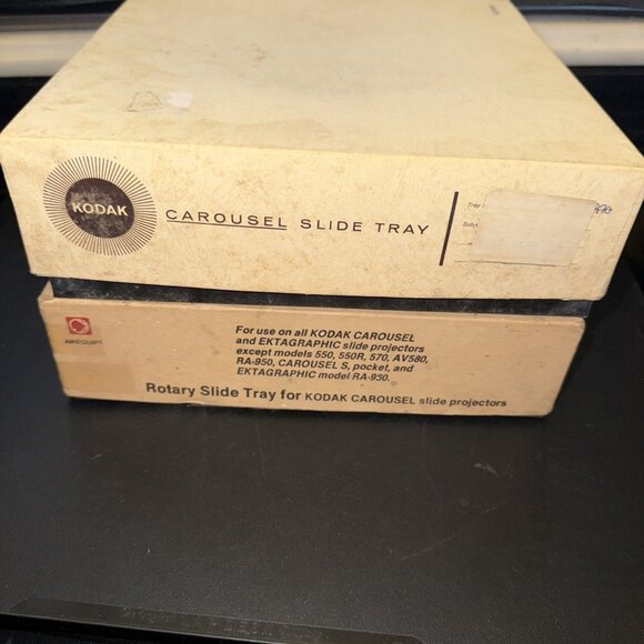 Vintage Kodak Carousel Slide Tray for 80 Slides in Original Box Index Card 2 - Picture 13 of 16